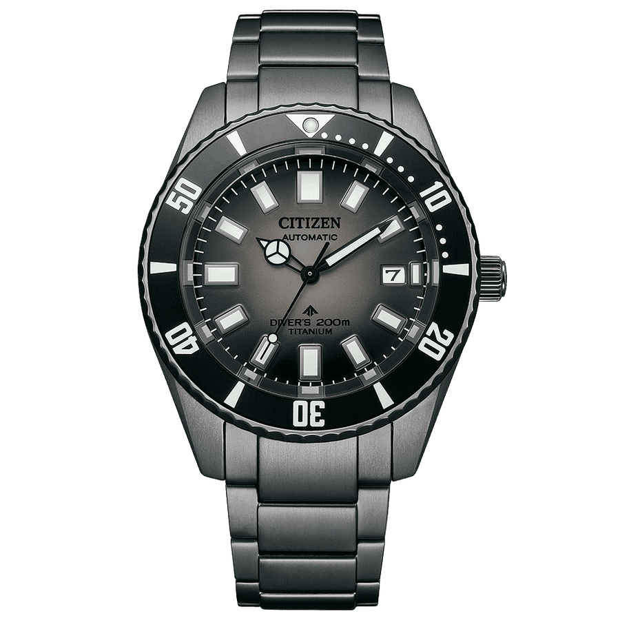 CITIZEN PROMASTER NB6025-59H mechanical Watch Men's Watch, super titanium Case, black Dial,super titanium Three-fold push type Band.