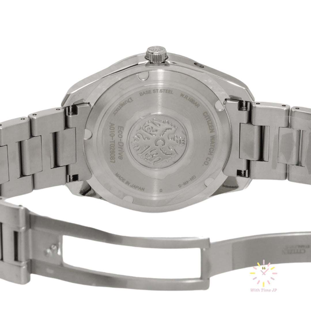 THE CITIZEN AQ1050-50F solar Men's Watch back cover