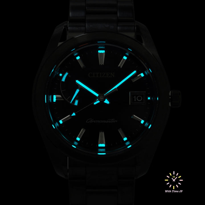 THE CITIZEN AQ1054-59E Solar Men's Watch Lumibright on black dial.
