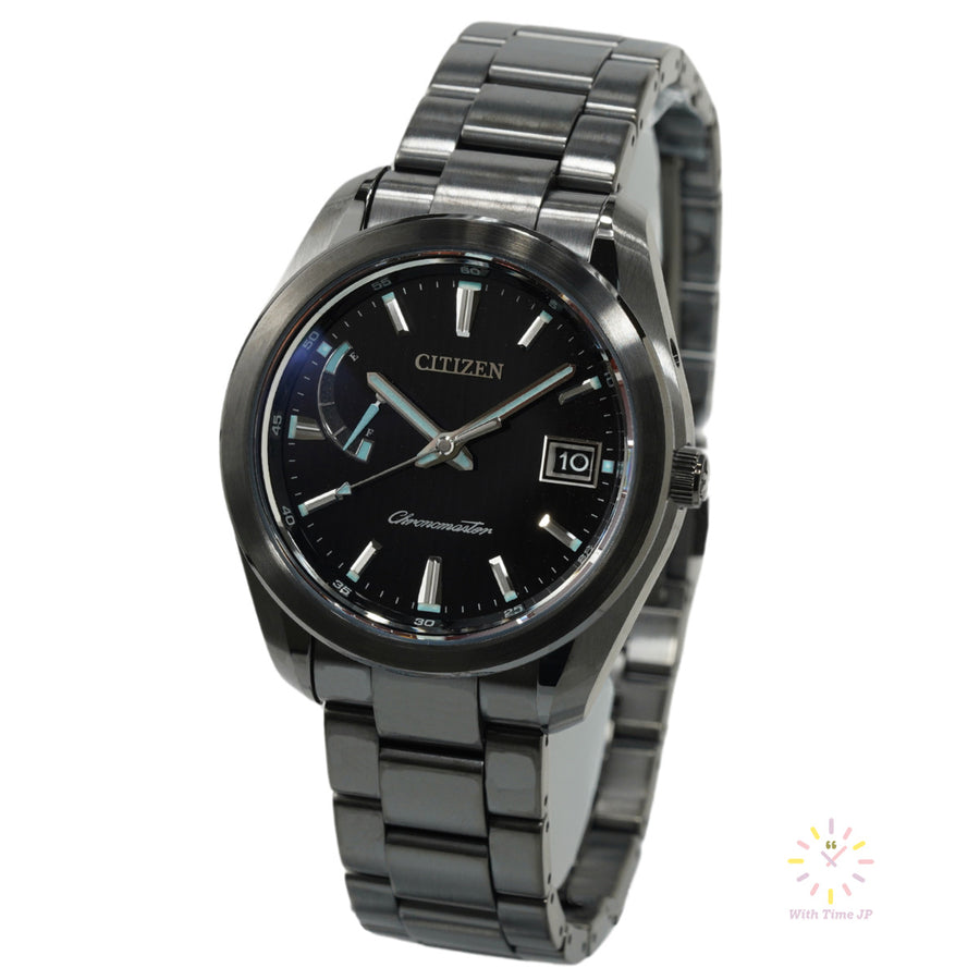 THE CITIZEN AQ1054-59E Solar Men's Watch, Stainless steel with black Duratect DLC coating Case, Black Dial,Stainless steel with black Duratect DLC coating Three-fold push type Band.
