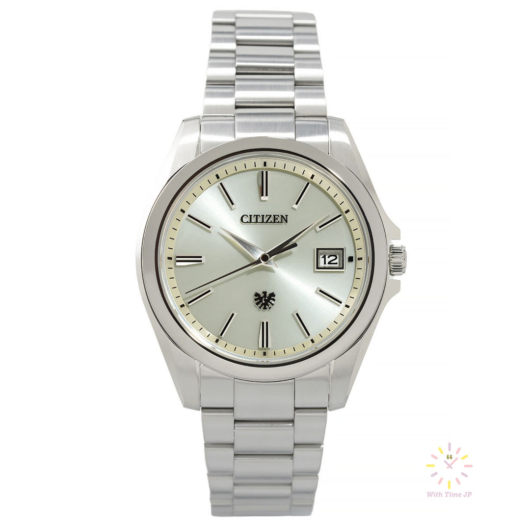 THE CITIZEN AQ4060-50A solar Men's Watch Front angle.