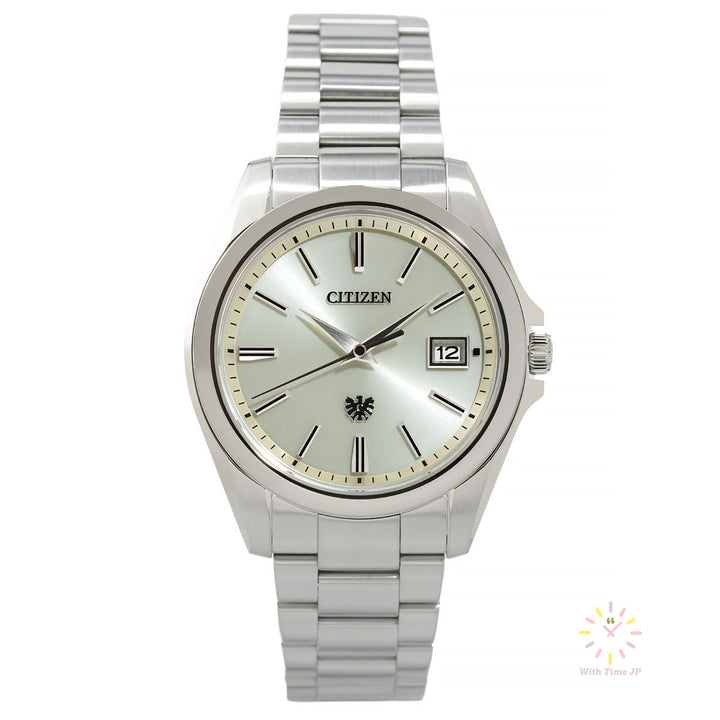THE CITIZEN AQ4060-50A solar Men's Watch Front angle.