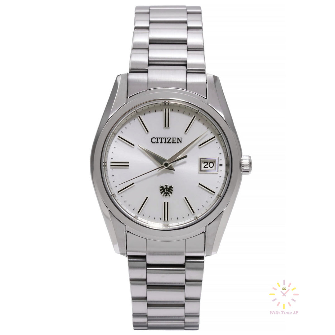 THE CITIZEN AQ4080-52A Solar Men's Watch Front angle.