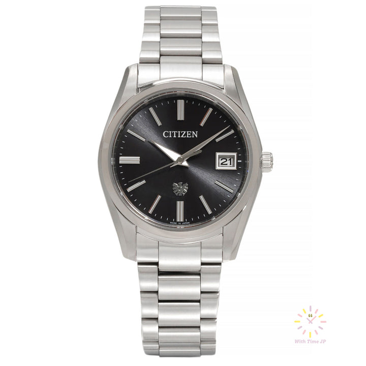 THE CITIZEN AQ4080-52E Solar Men's Watch Front angle.