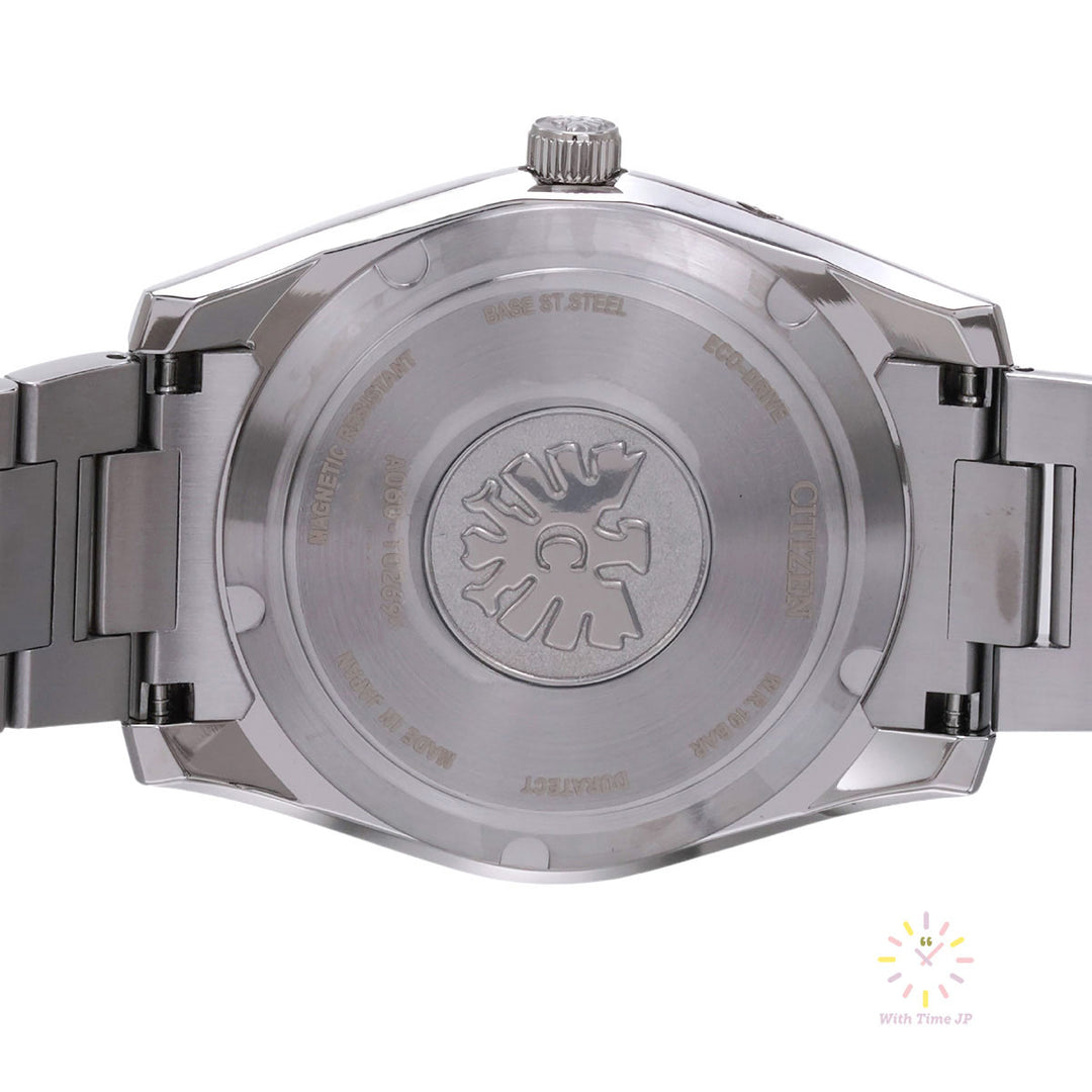 THE CITIZEN AQ4080-52L solar Men's Watch, Eagle emblem on back cover