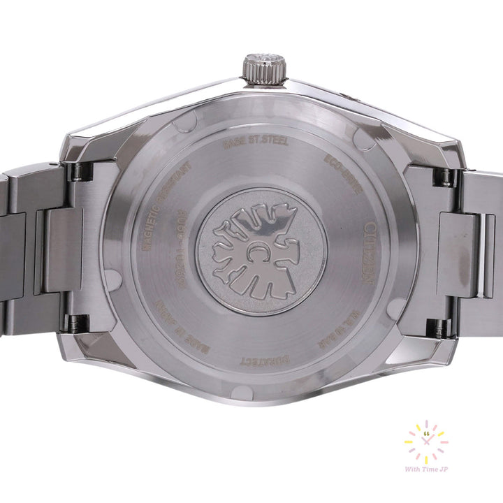 THE CITIZEN AQ4080-52L solar Men's Watch, Eagle emblem on back cover
