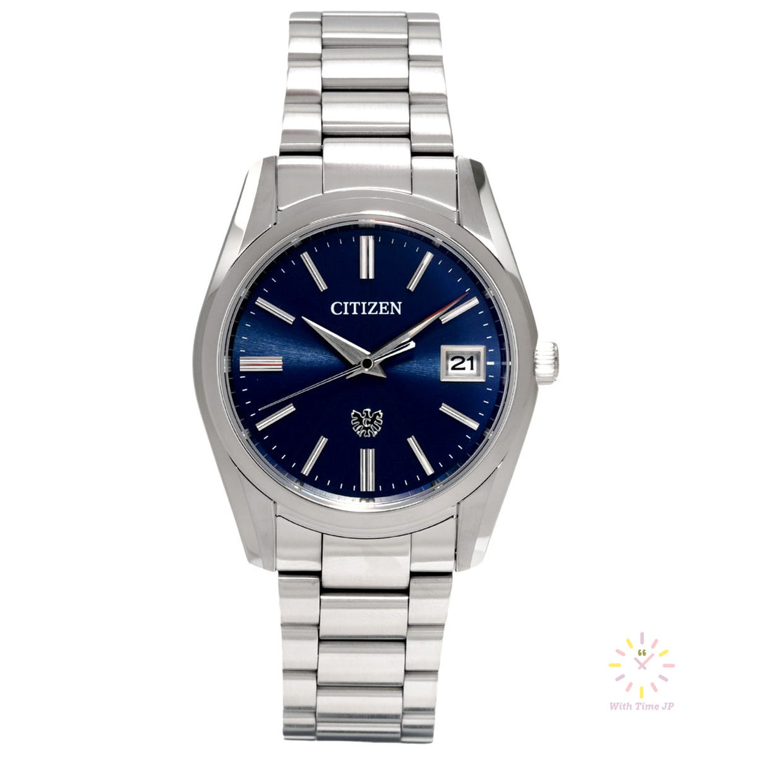 THE CITIZEN AQ4080-52L solar Men's Watch Front angle