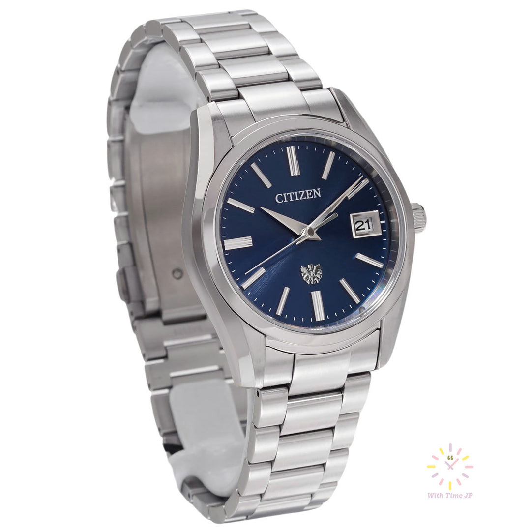 THE CITIZEN AQ4080-52L solar Men's Watch Angle from the left