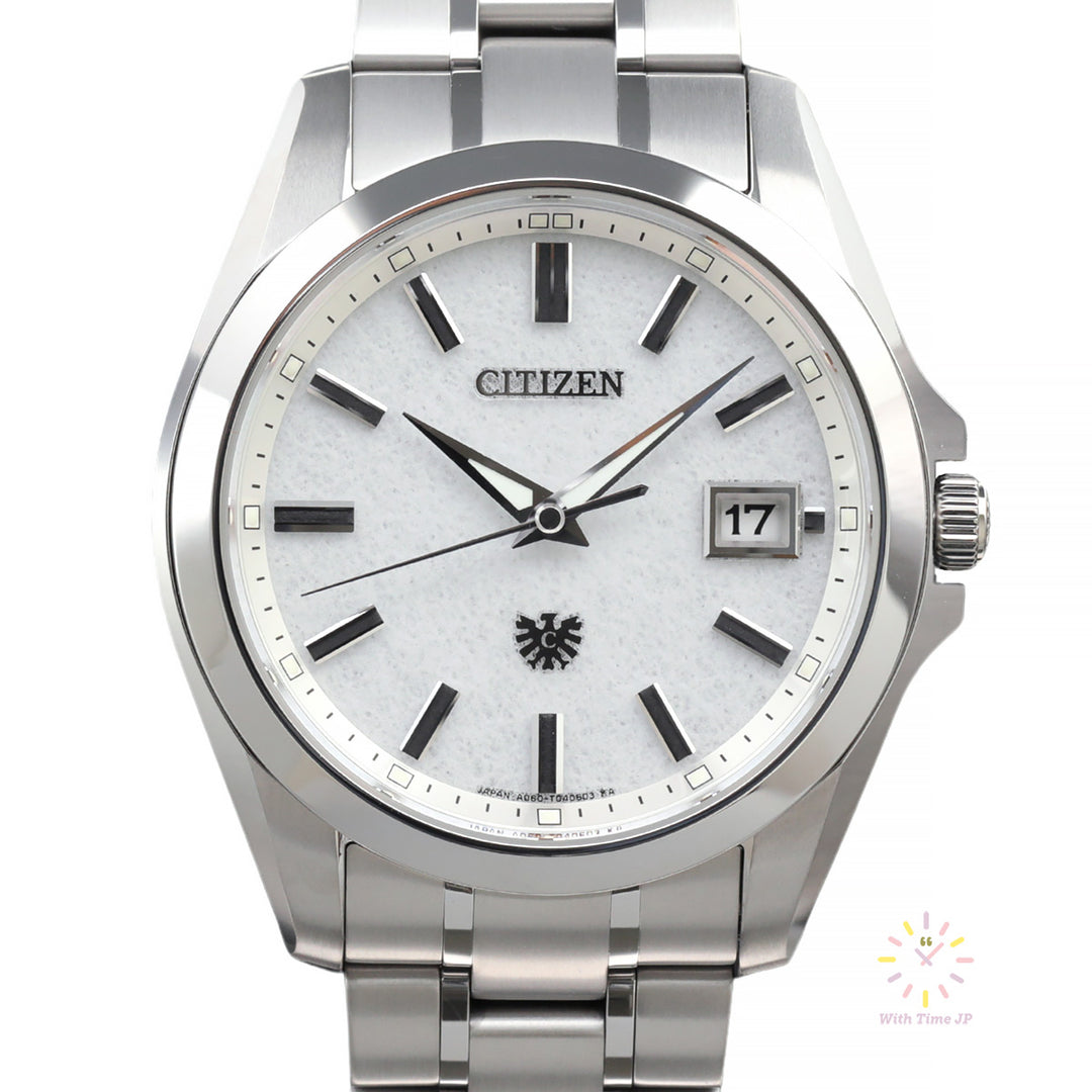 THE CITIZEN AQ4091-56A Solar Men's Watch front angle.