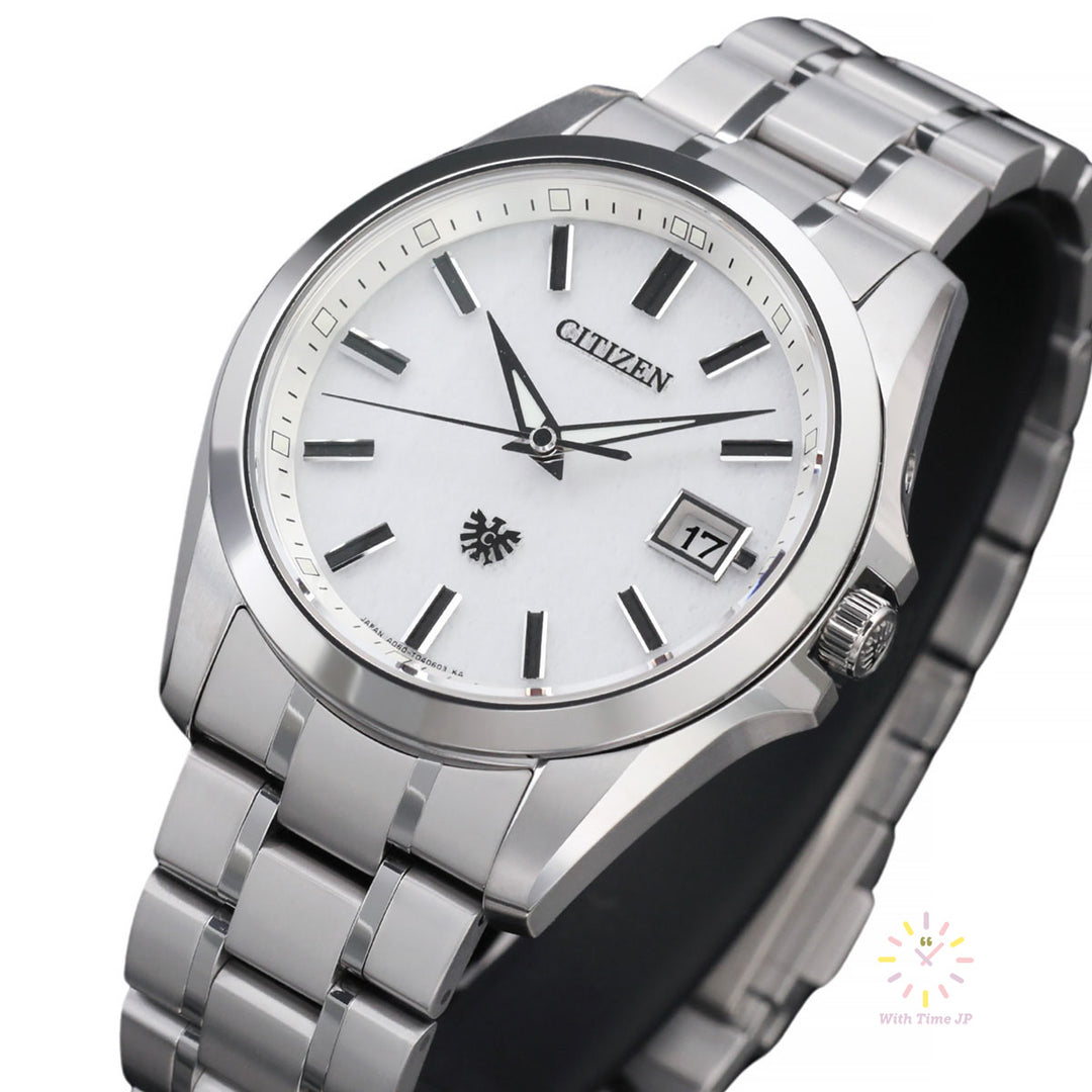 THE CITIZEN AQ4091-56A Solar Men's Watch Angle from the right side.
