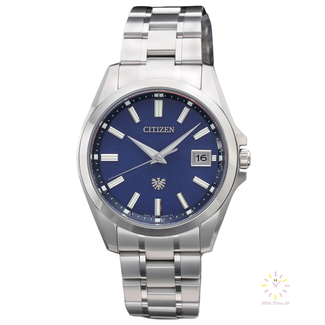 THE CITIZEN AQ4091-56L solar Men's Watch Front angle.
