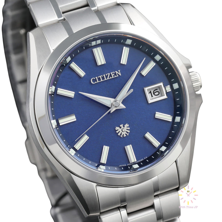 THE CITIZEN AQ4091-56L solar Men's Watch Angle from the right side.