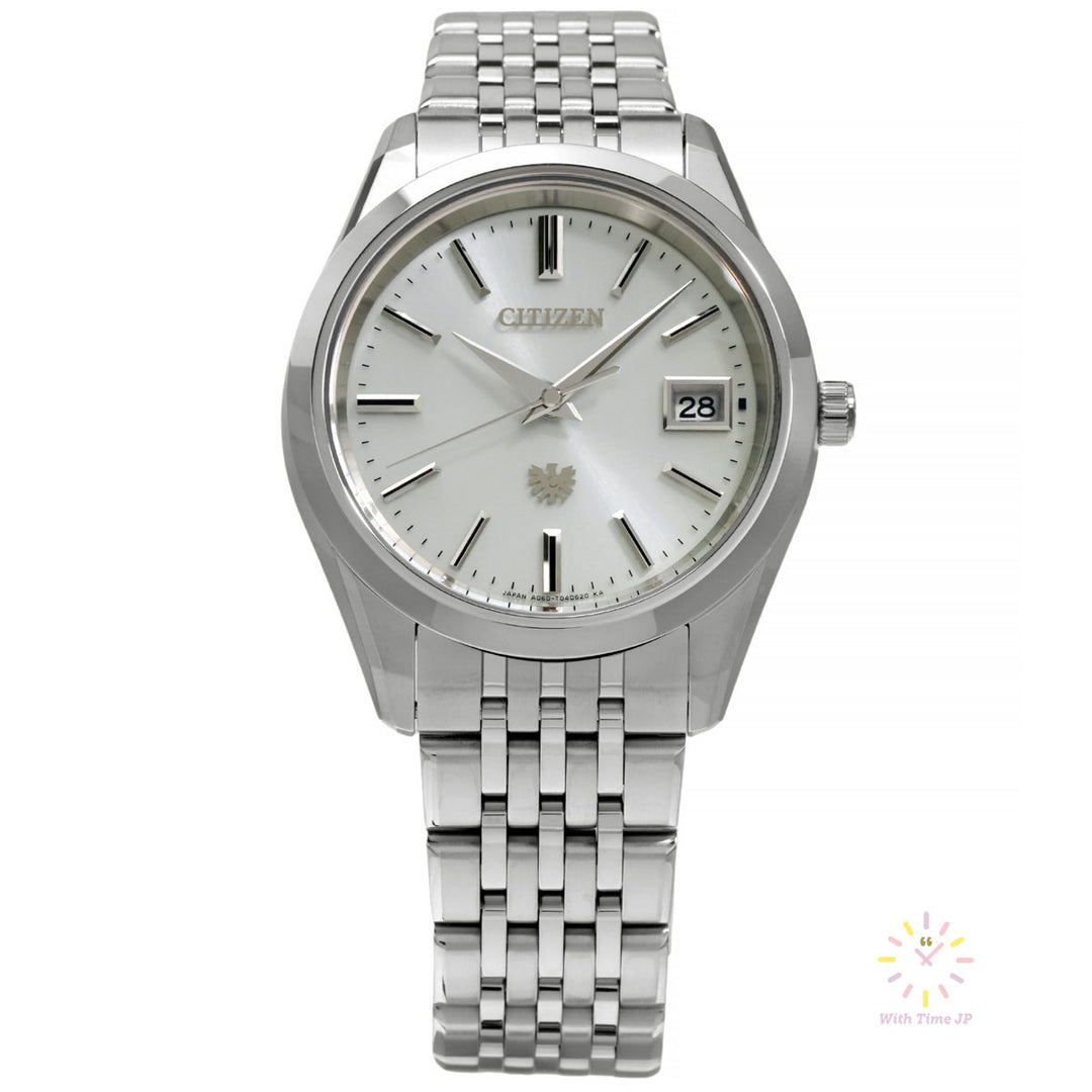 THE CITIZEN AQ4100-57A solar Men's Watch Front angle