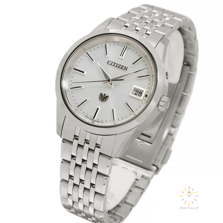 THE CITIZEN AQ4100-57A solar Men's Watch Angle from the right side