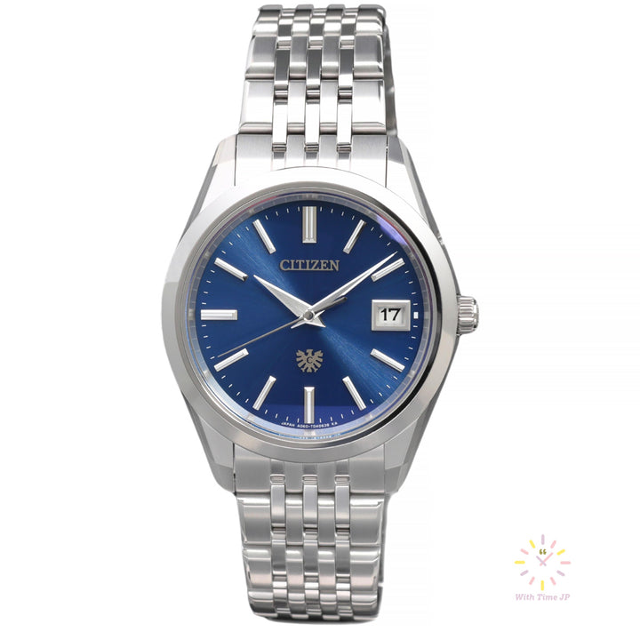THE CITIZEN AQ4100-57L Solar Men's Watch front angle.