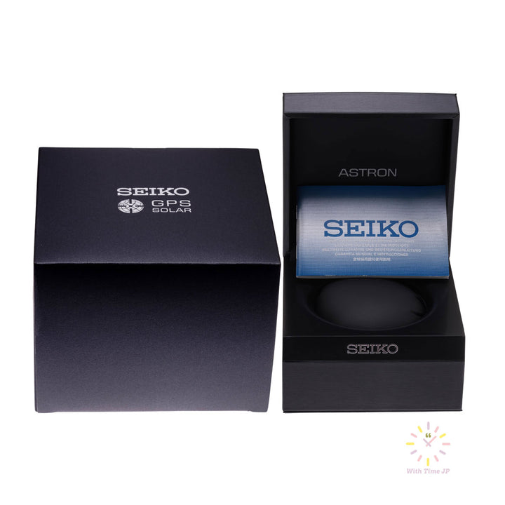 Seiko Astoron GPS original box and international warranty card.