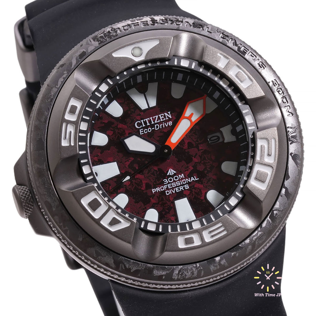 Citizen Promaster BJ8059-03Z frontal close-up.