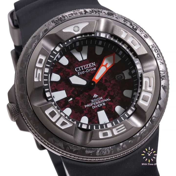 Citizen Promaster BJ8059-03Z frontal close-up.