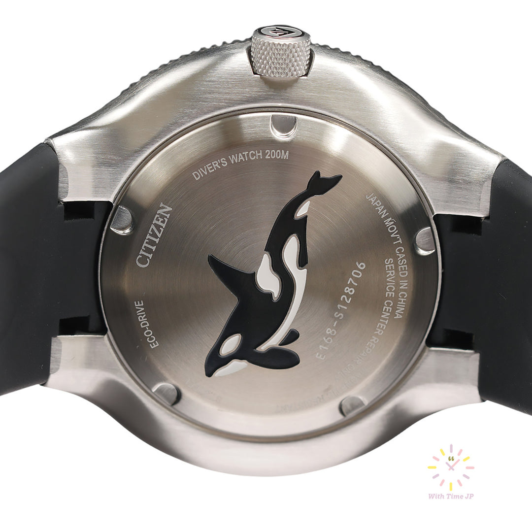 CITIZEN PROMASTER BN0230-04E,solar Watch back side