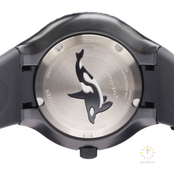 CITIZEN PROMASTER BN0235-01E,solar Watch back side