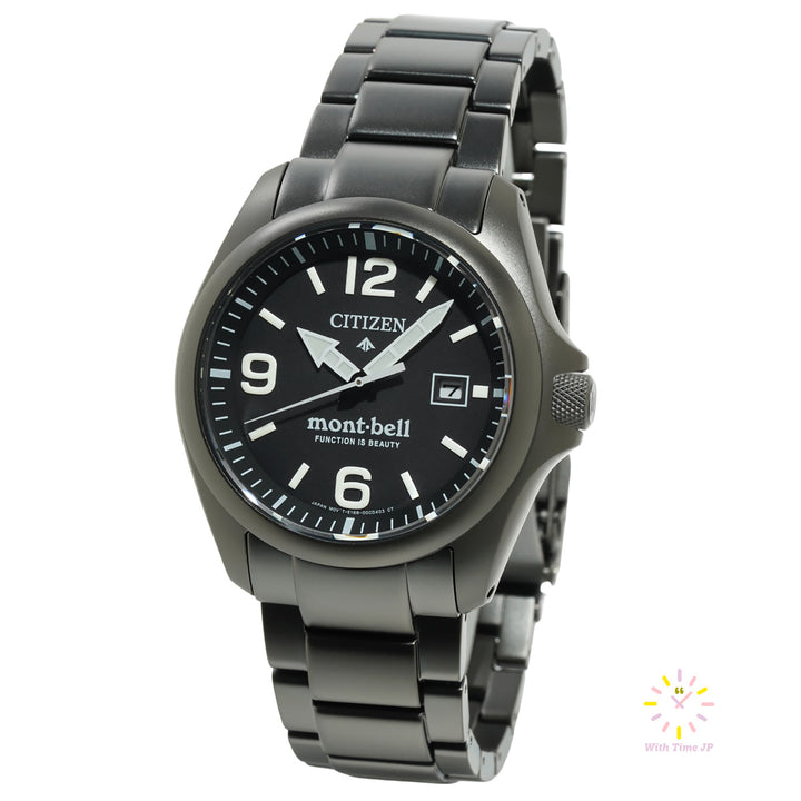 CITIZEN PROMASTER LAND BN0245-58E Eco-Drive Men's Watch, Super Titanium case, Black Dial,Super Titanium Bracelet.