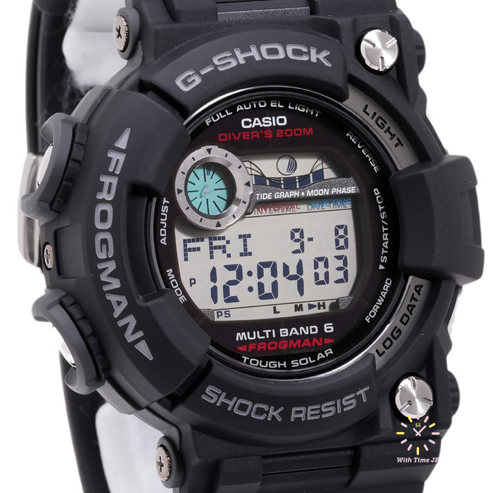 CASIO FROGMAN GWF-1000-1JF, viewed from front.