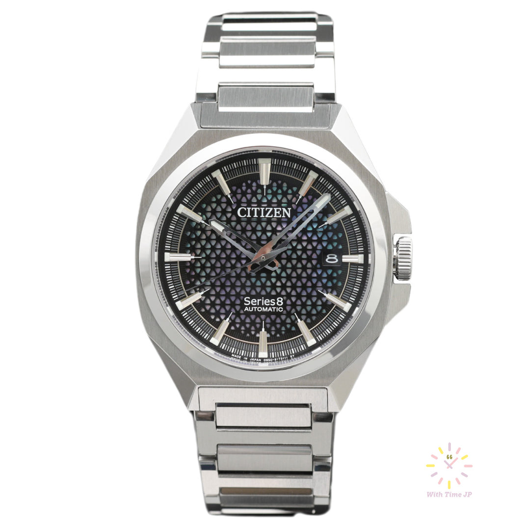 Front of CITIZEN Series Eight NA1010-84X Mechanical Men's Watch