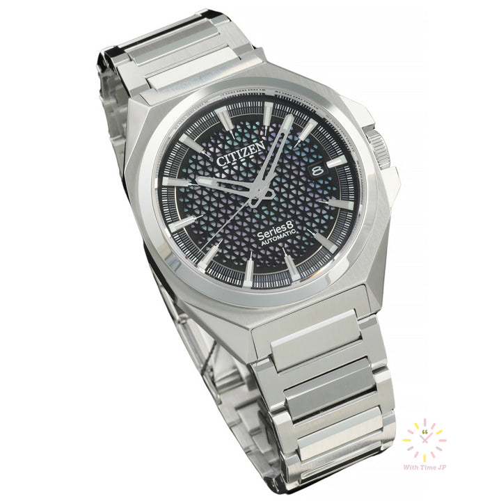 Left side of CITIZEN Series Eight NA1010-84X Mechanical Men's Watch
