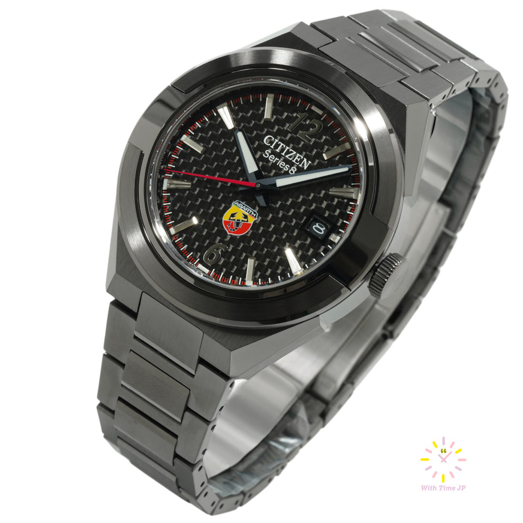 CITIZEN SERIES 8 NA1035-59E ABARTH Collaboration Limited Edition,Oblique angle