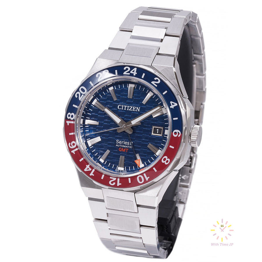 CITIZEN SERIES 8 NB6030-59L,mechanical Watch, Men's Watch, Stainless steel Case, Blue Dial,Stainless steel Band.