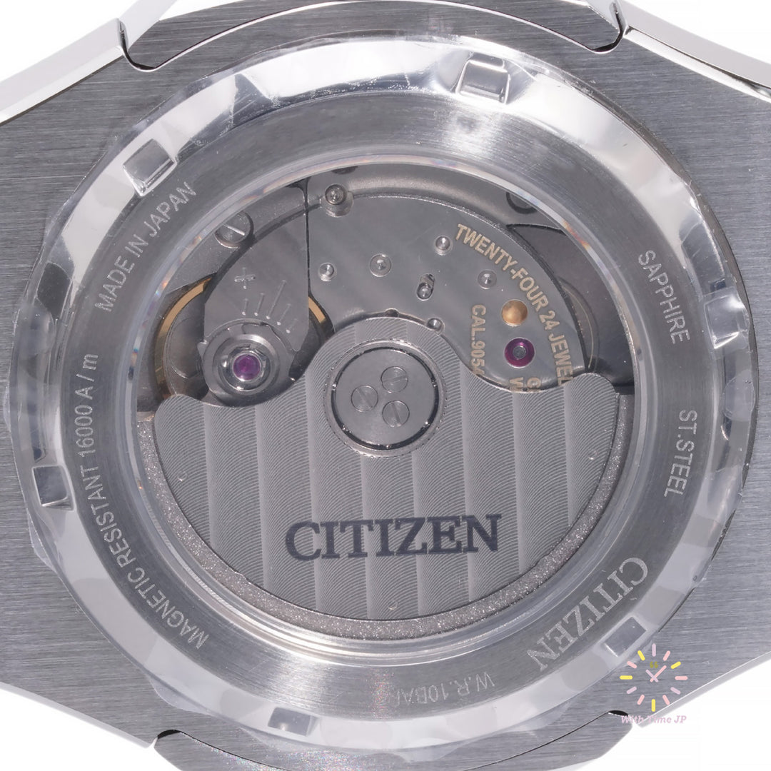 Backside of the case of CITIZEN SERIES 8 NB6031-56E