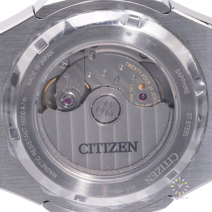 Backside of the case of CITIZEN SERIES 8 NB6031-56E