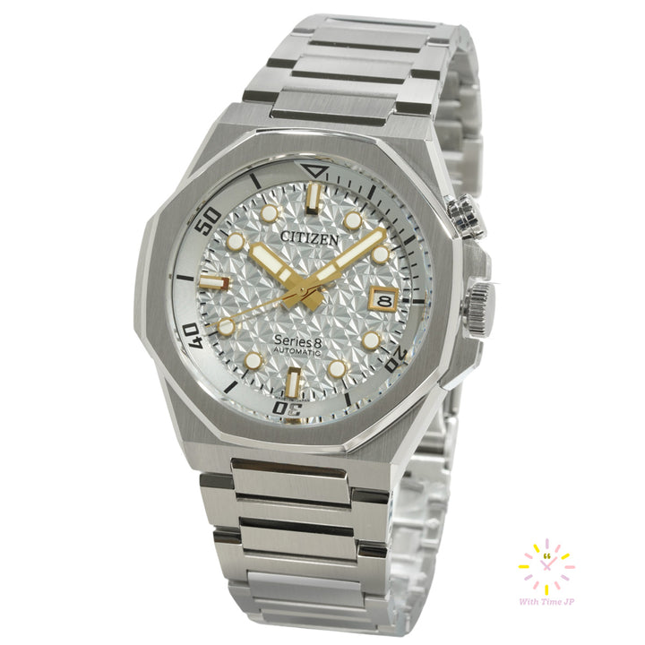 CITIZEN SERIES 8 NB6060-58H Mechanical Men's Watch, stainless steel case, Monochrome Color Dial,stainless steel Band.
