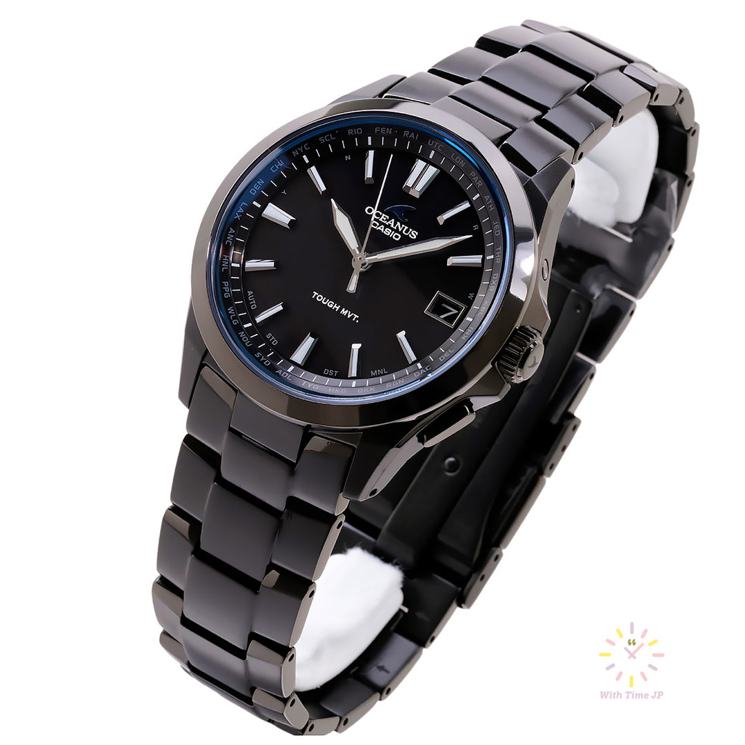 CASIO OCEANUS OCW-S100B-1AJF, viewed from right.