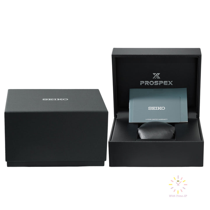 Seiko Original box for SBBN047 and 3-year international warranty.