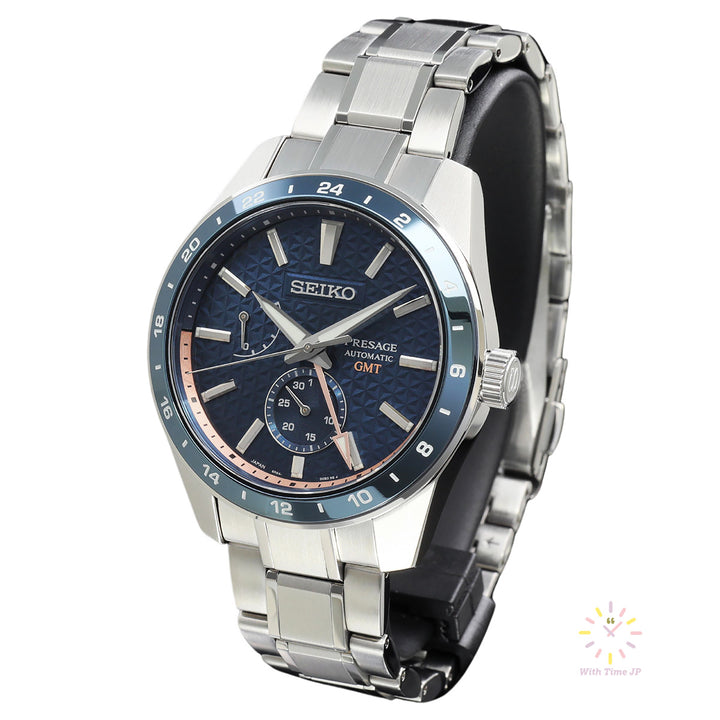 SIKO PRESAGE SARF001,mechanical Watch, Men's Watch, stainless steel Case, Blue Dial,stainless steel Band.