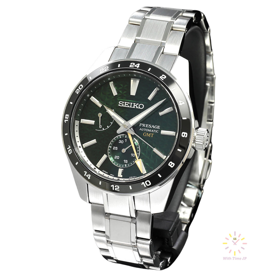 SIKO PRESAGE SARF003,mechanical Watch, Men's Watch, stainless steel Case, green Dial,stainless steel Band.
