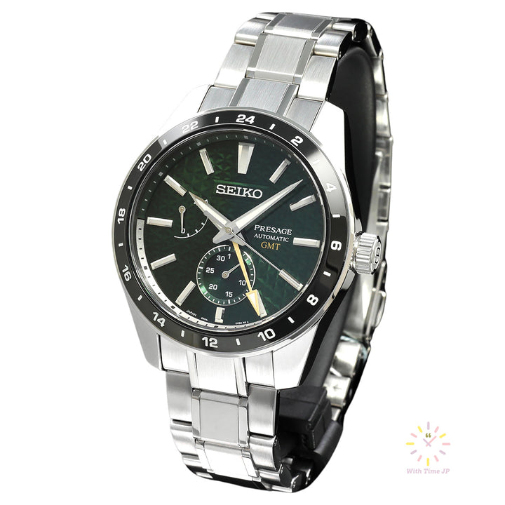 SIKO PRESAGE SARF003,mechanical Watch, Men's Watch, stainless steel Case, green Dial,stainless steel Band.