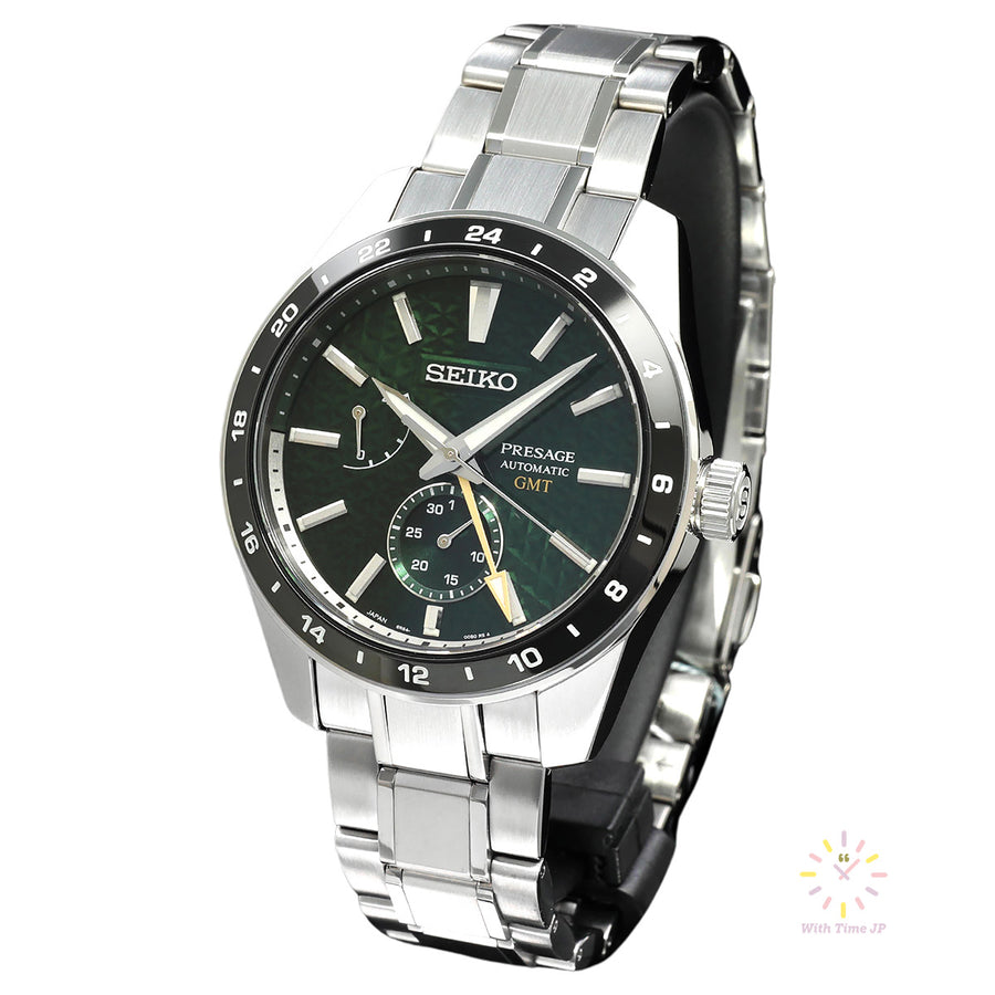SIKO PRESAGE SARF003,mechanical Watch, Men's Watch, stainless steel Case, green Dial,stainless steel Band.