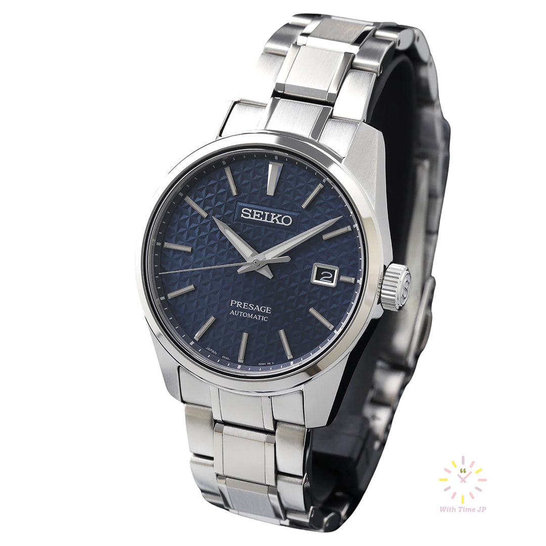 SIKO PRESAGE SARX077,mechanical Watch, Men's Watch, stainless steel Case, Blue Dial,stainless steel Band.