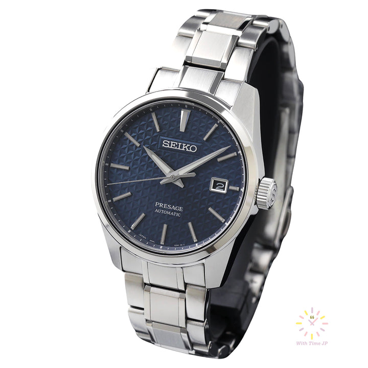 SIKO PRESAGE SARX077,mechanical Watch, Men's Watch, stainless steel Case, Blue Dial,stainless steel Band.