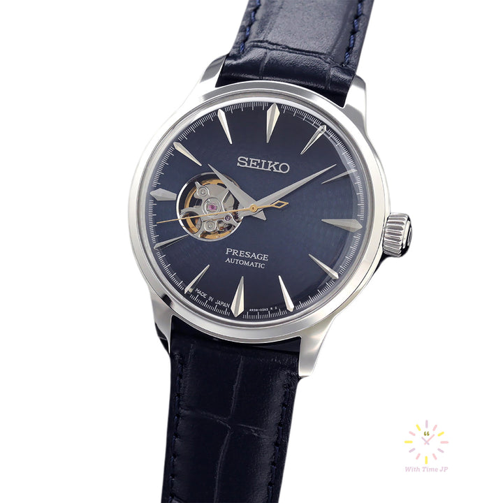 SIKO PRESAGE SARY155,mechanical Watch, Men's Watch, stainless steel Case, blue Dial,stainless steel Band.