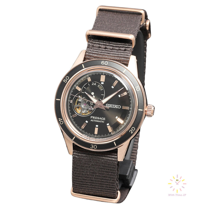 SIKO PRESAGE SARY192,mechanical Watch, Men's Watch, stainless steel Case, white Dial,Nylon Band.