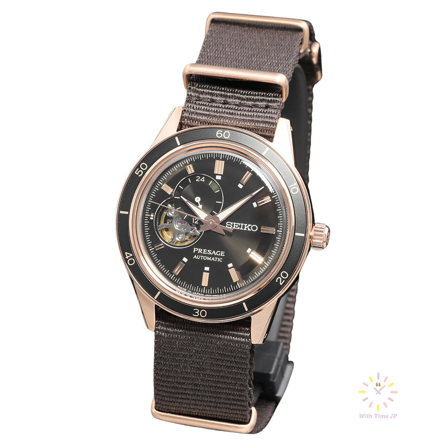 SIKO PRESAGE SARY192,mechanical Watch, Men's Watch, stainless steel Case, white Dial,Nylon Band.