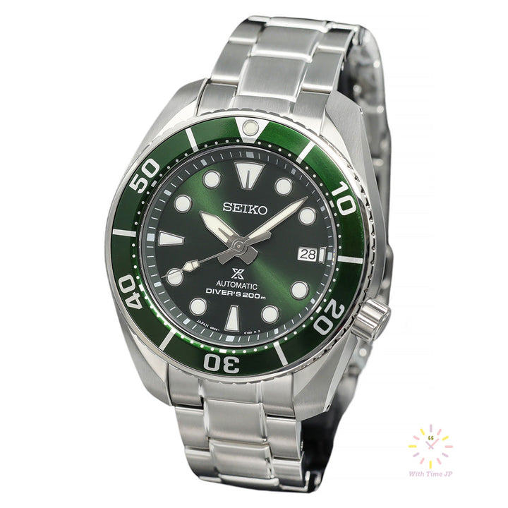 SIKO PROSPEX SBDC081,mechanical Watch, Men's Watch, stainless steel Case, green Dial,stainless steel Band.
