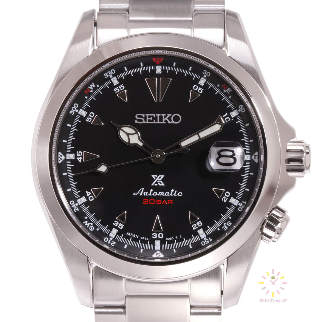 SEIKO PROSPEX SBDC087,Close-up of black Dial