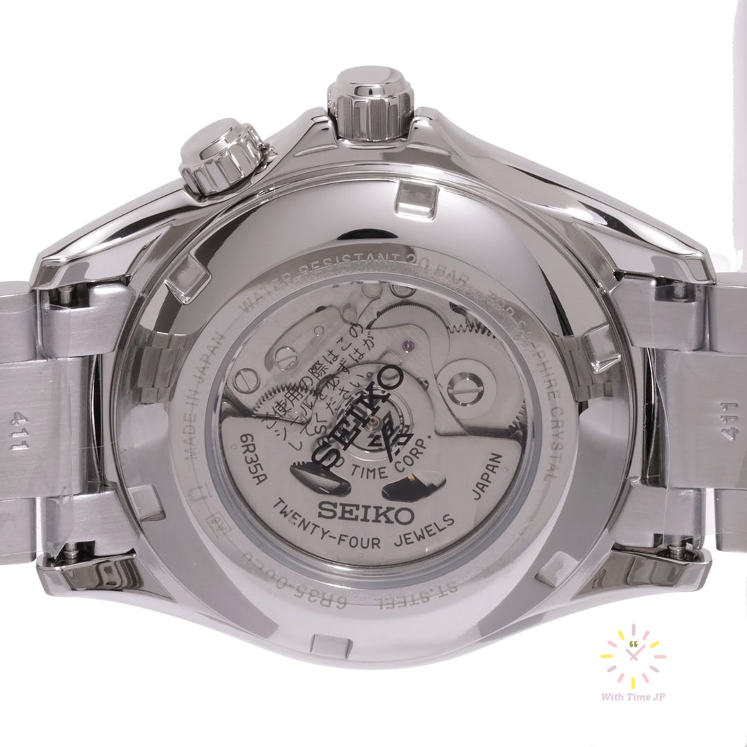 SEIKO PROSPEX SBDC087,Close-up of see-through case From back side