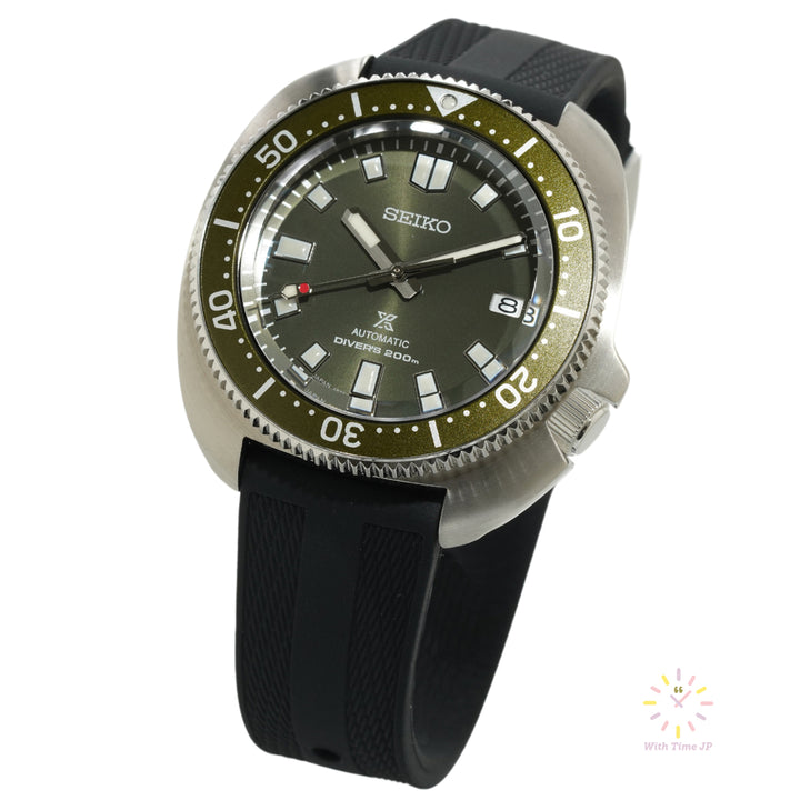 SEIKO Prospex SBDC111 Automatic diver's watch from the right side angle