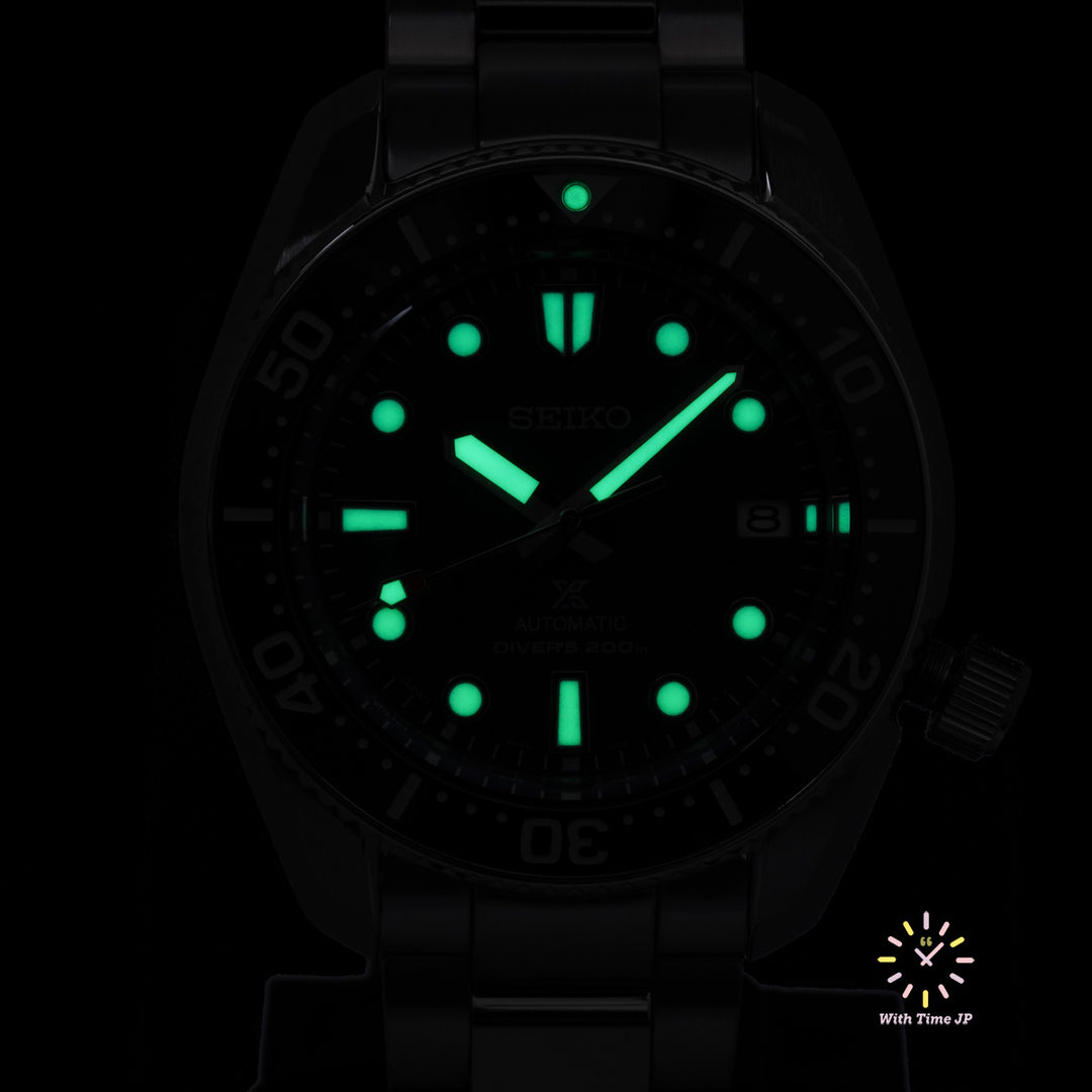 SEIKO Prospex SBDC127 Automatic diver's watch with Blue dial lumibrite.