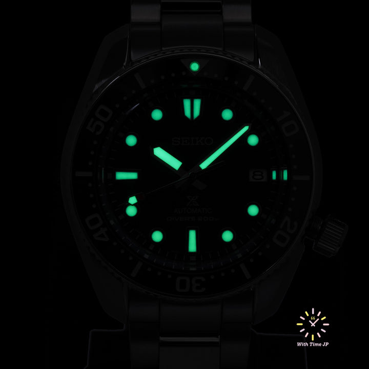 SEIKO Prospex SBDC127 Automatic diver's watch with Blue dial lumibrite.